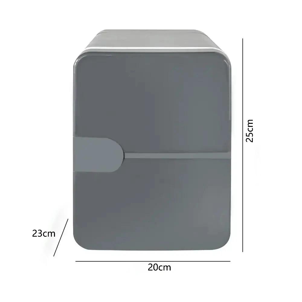 

6L Автомобильный мини-холодильник Красота Косметика Маска Макияж Уход за кожей Холодильник Полупроводниковый USB Подогрев Охлаждение Общежитие Холодильник серый