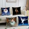 Ballet Dancer M-Misty C-CopelandS Cushion Cover For Pillow Printing Sofa Decoration Home Car Room Shop Office Nordic Simplicity