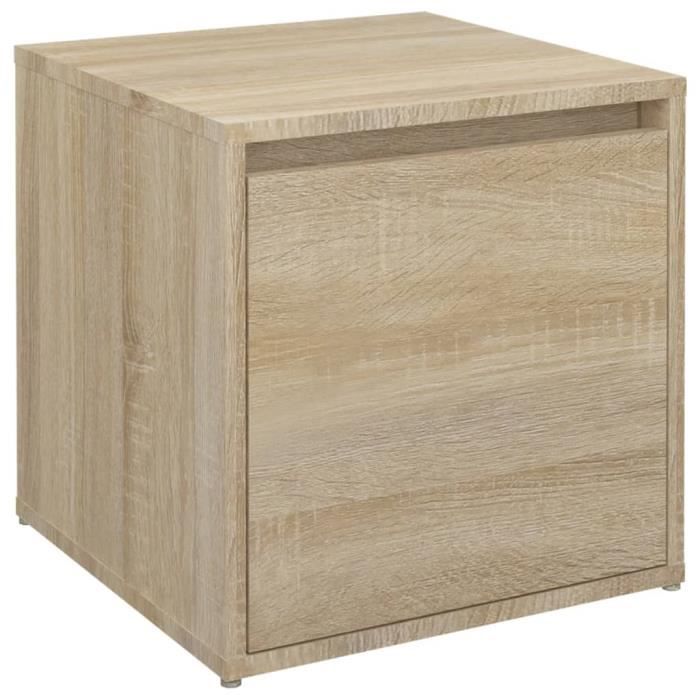 VidaXL Tiroir boîte Chêne sonoma 40,5x40x40 cm Bois d'ingénierie 808777