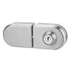 Glass Door  , Stainless Steel Lock with Keys for 10 To 12mm Frameless Glass Easy Installation Home Hotel Bathroom Use