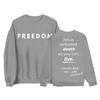 Women's Oversized Long Sleeve Crewneck Sweatshirt Casual Loose-Fitting Drawstring