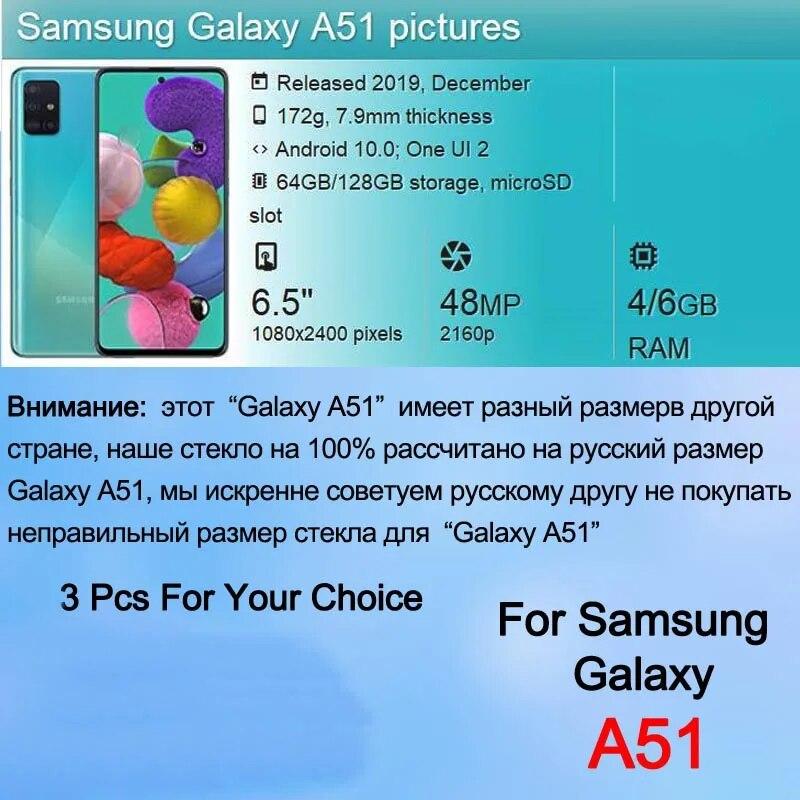 3 buc. sticlă securizată pentru Samsung A51 A12 A53 A73 Film de protecție pentru Samsung Galaxy A23 A32 A52 A52S