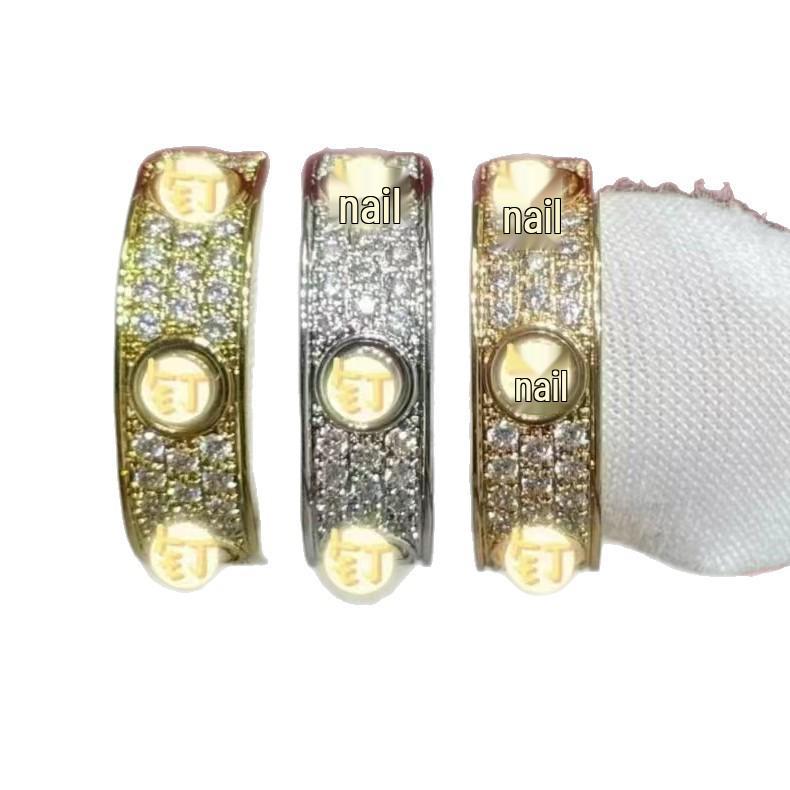 Classic LOVE Ring: 18k Rose Gold Narrow Band - Options with No, Single, Three, or Full Diamonds for Men’s and Women’s Couple Wedding Bands.