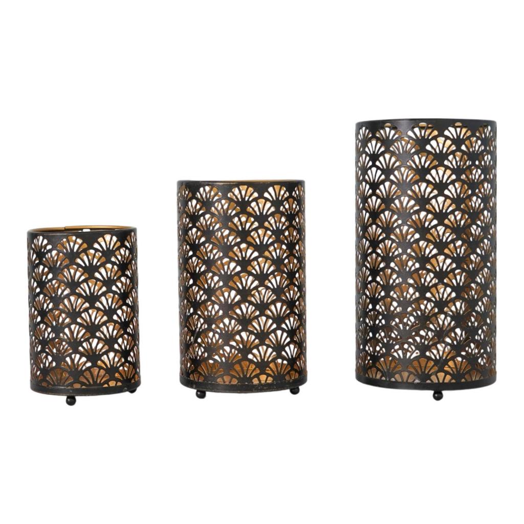 Bougeoir Décoration de Bureau Fer Cadeaux Style Européen Lanterne Décorative pour Fête Thanksgiving Pâques Hôtel Chambre