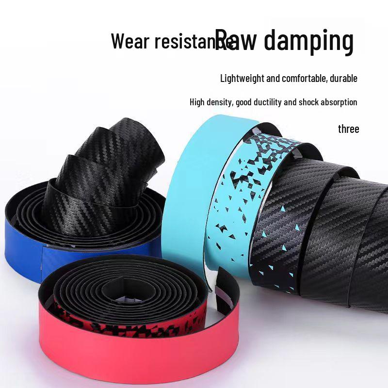 Carbon Fiber Pattern Road Bike Handlebar Tape - Bicycle Accessories for Folding, Road, and Fixed Gear Bikes