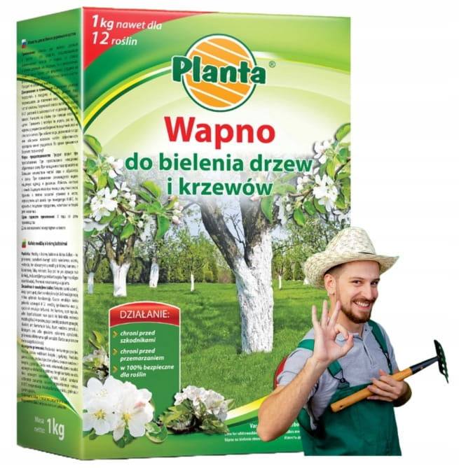 Vápenec na bielenie stromov a odkyslenie pôdy 1 k g