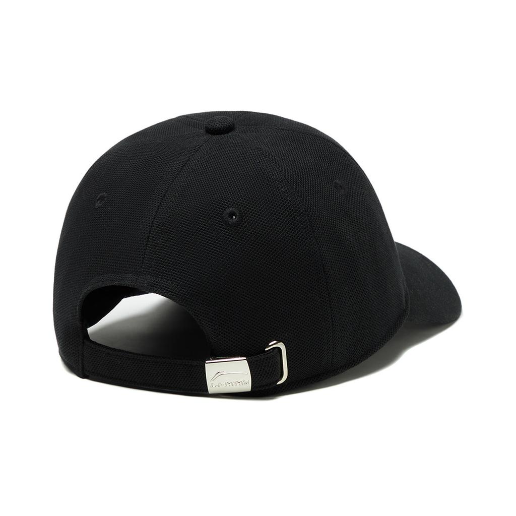 Li-Ning Embroidered Logo Cotton Baseball Cap Kids caps Black YMYU069-1