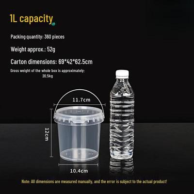 Food-grade Plastic Round Bucket with Lid