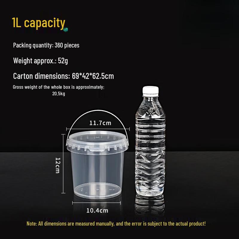 Food-grade Plastic Round Bucket with Lid