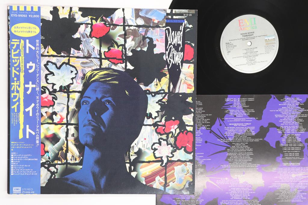 LP Record DAVID BOWIE Tonight EYS91092 EMI 1984 Japan Obi Rock Used
