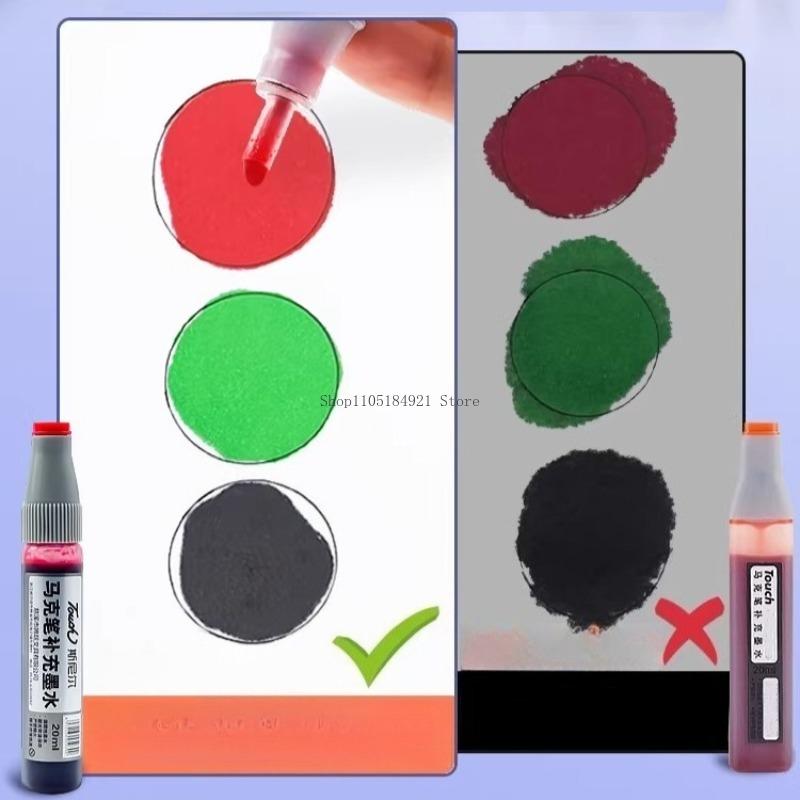 60 Color Marker Pen Refill Liquid Special Ink Art  Supplies Students Painting Creation Drawing Book Graffiti Watercolor Paint