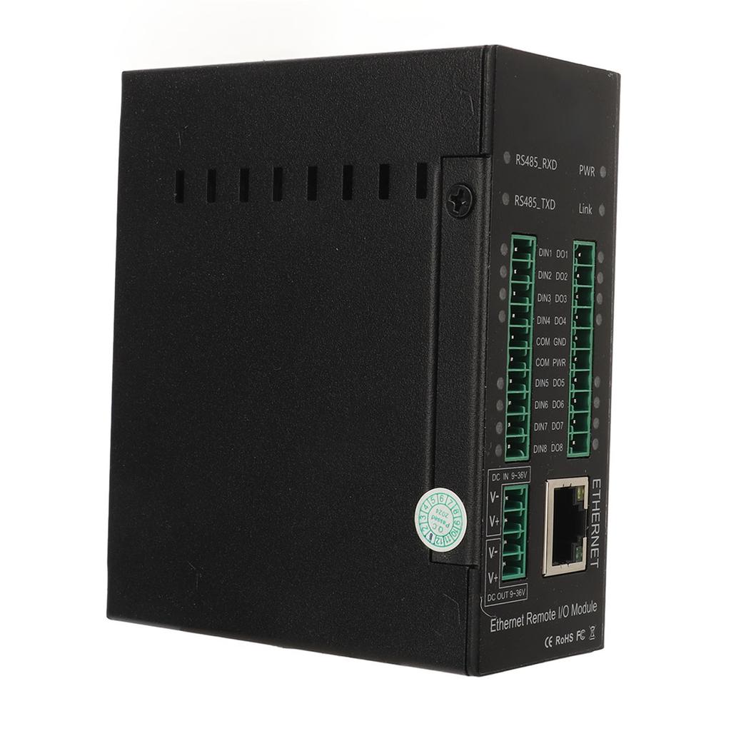 Industrial Ethernet Remote IO Module Network IO Controller Modules Anti Reverse Connection with