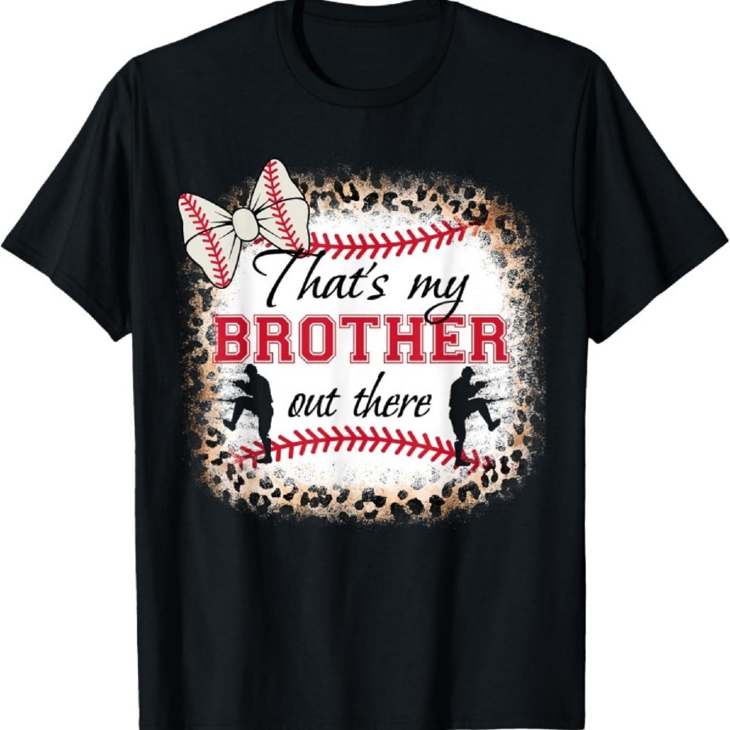 Бейсбольная футболка Женская Сестра Это Мой Брат Там Футболка S