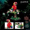 Parrot And Owl Tree Scene Mini Building Blocks Friends Toy Assembly Entertainment And Home Decoration Holiday Gifts