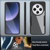 Phone Case For Xiaomi Redmi 14C 4G/14R 5G/A4 5G/Poco C75 4G,Acrylic+TPU Clear Cover with PET Screen Film