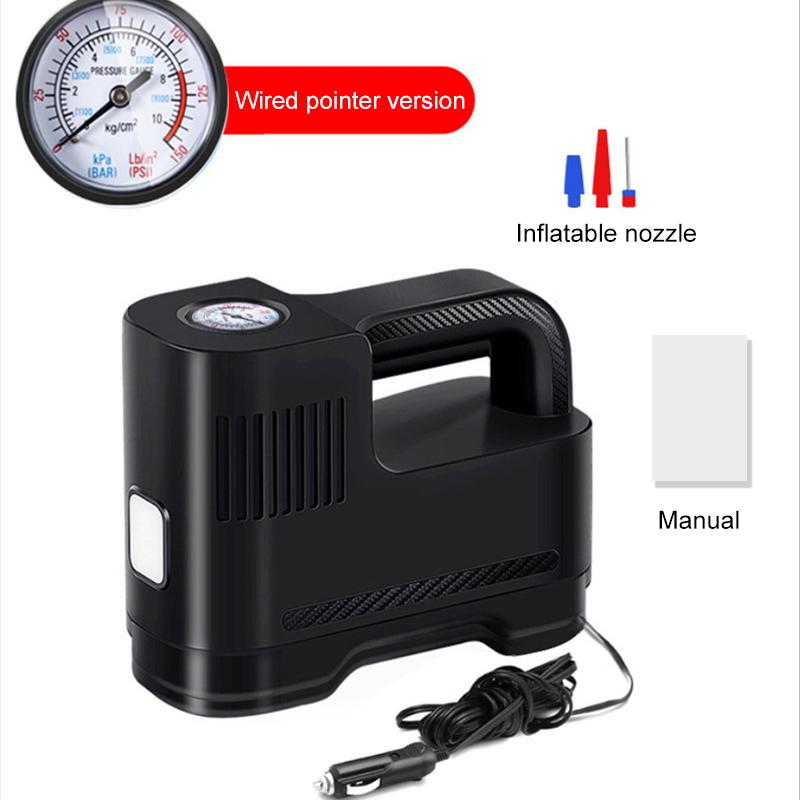 

Беспроводной/проводной портативный автомобильный воздушный насос 12 В 150 фунтов на кв. дюйм электрический насос для накачивания шин мотоциклетный велосипедный мяч светодиодный фонарь автомобильный воздушный компрессор