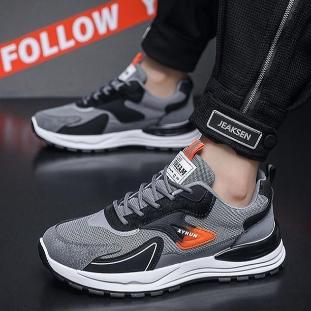 Sport und Freizeit 22 neue atmungsaktive Schnür-Laufschuhe aus Netzstoff trendige Schuhe