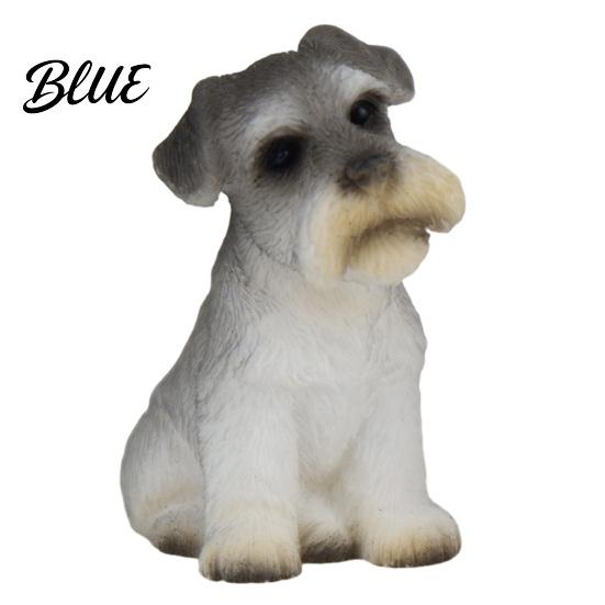Charming Room Ornaments Cute Puppy Figurine Resin Ornament for Desk And Car Decor Interior Accessories Realistic Dog Figurines Miniature