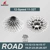 WUZEI SL CNC Road Bike 12/11S Ultralight Freewheel 11-28/32/34/36T Bicycle Cassette Flywheel 12 Speed K7 Gravel 11V Sprocket