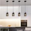 Dinning Room Retro Pendant Lamps Hanging Lighting for Corridor Foyer Glass Interior Chandelier Lights for Bedroom Kitchen Island