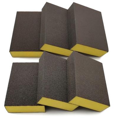 6pcs/Set 60 80 120 180 240 320 Coarse Medium Fine Grit Sanding Block Sander Sponges For Drywall Metal, Sandpaper Sponge Sanding Blocks For Wood