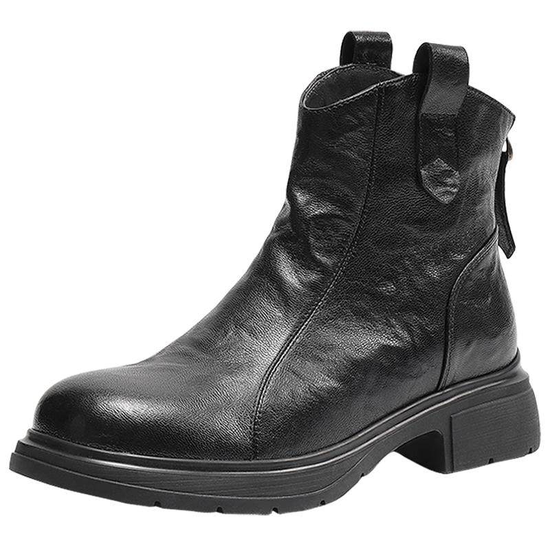 Senda Women s Sheepskin Textured Casual Ankle Boots 36
