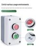 Waterproof Industrial Control Box: 123-Hole Emergency Stop, Start/Stop, Indicator Light Switch for Elevators.