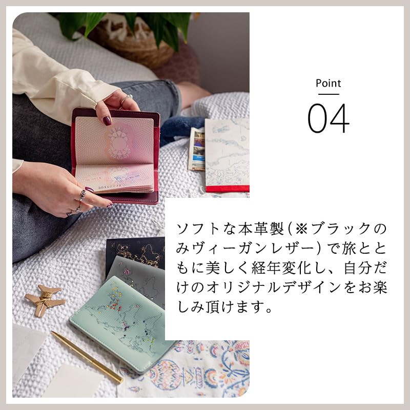 Chasing Threads Passport Cover/Case (Mint)