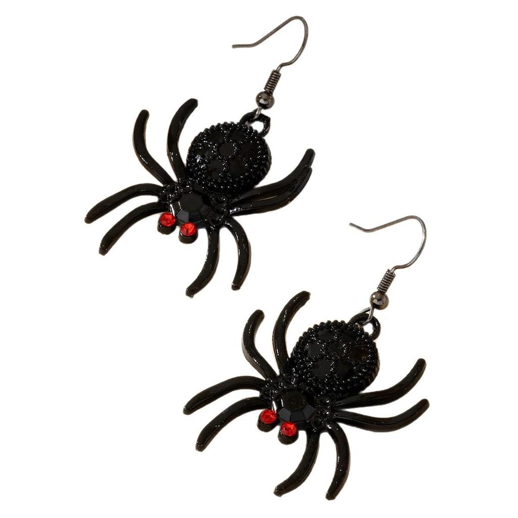 Übertriebene Spinnenohrringe: Einzigartiges Halloween-Streichgeschenk für Frauen