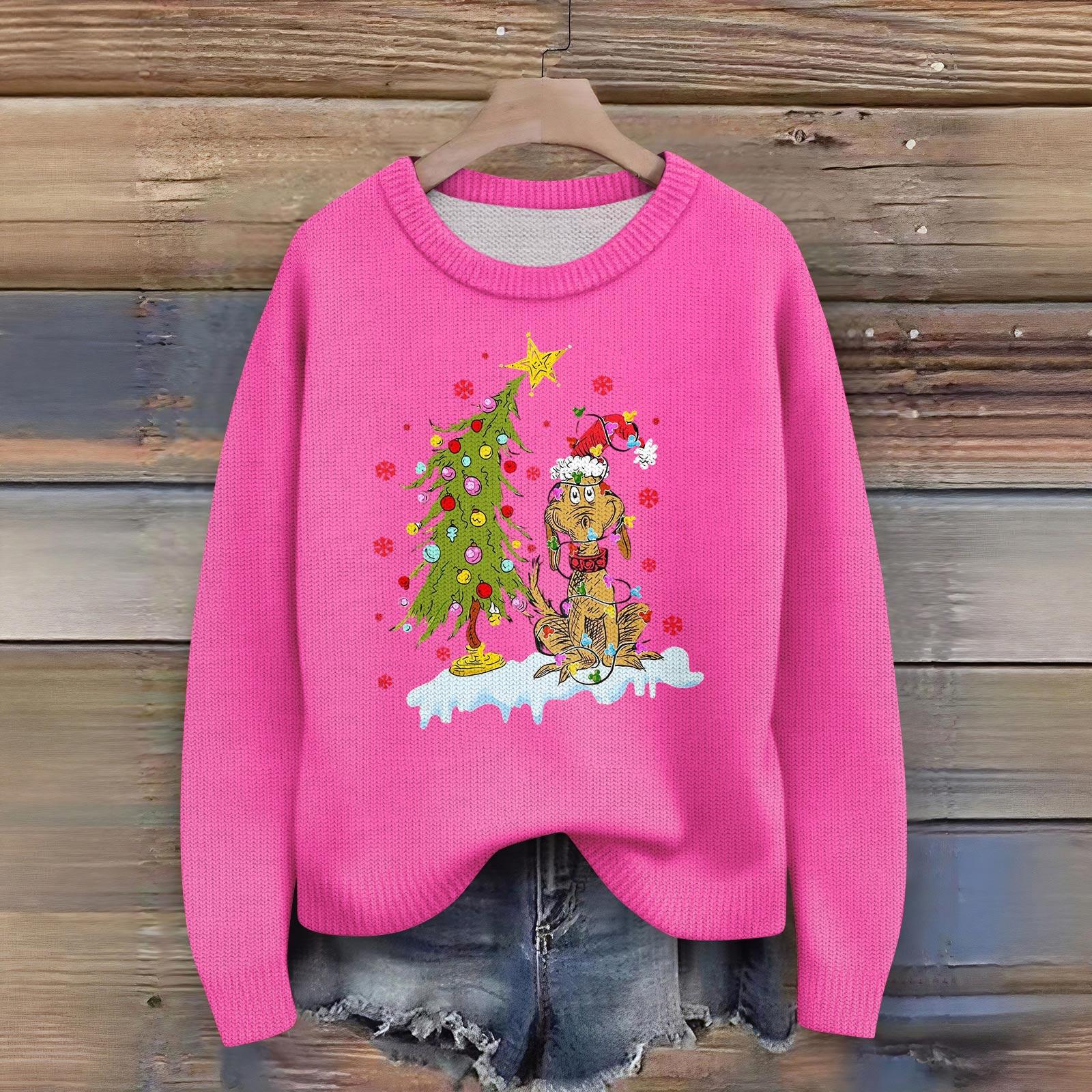 

Женский модный повседневный пуловер с длинным рукавом и вырезом горловины M винный