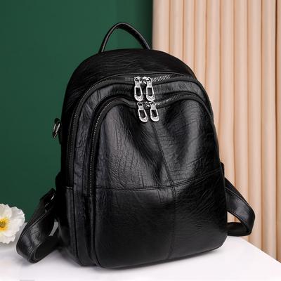 High Quality Youth PU Leather Backpacks For Teenage Girls Female School Bag  Backpacks  New Fashion Woman Backpack