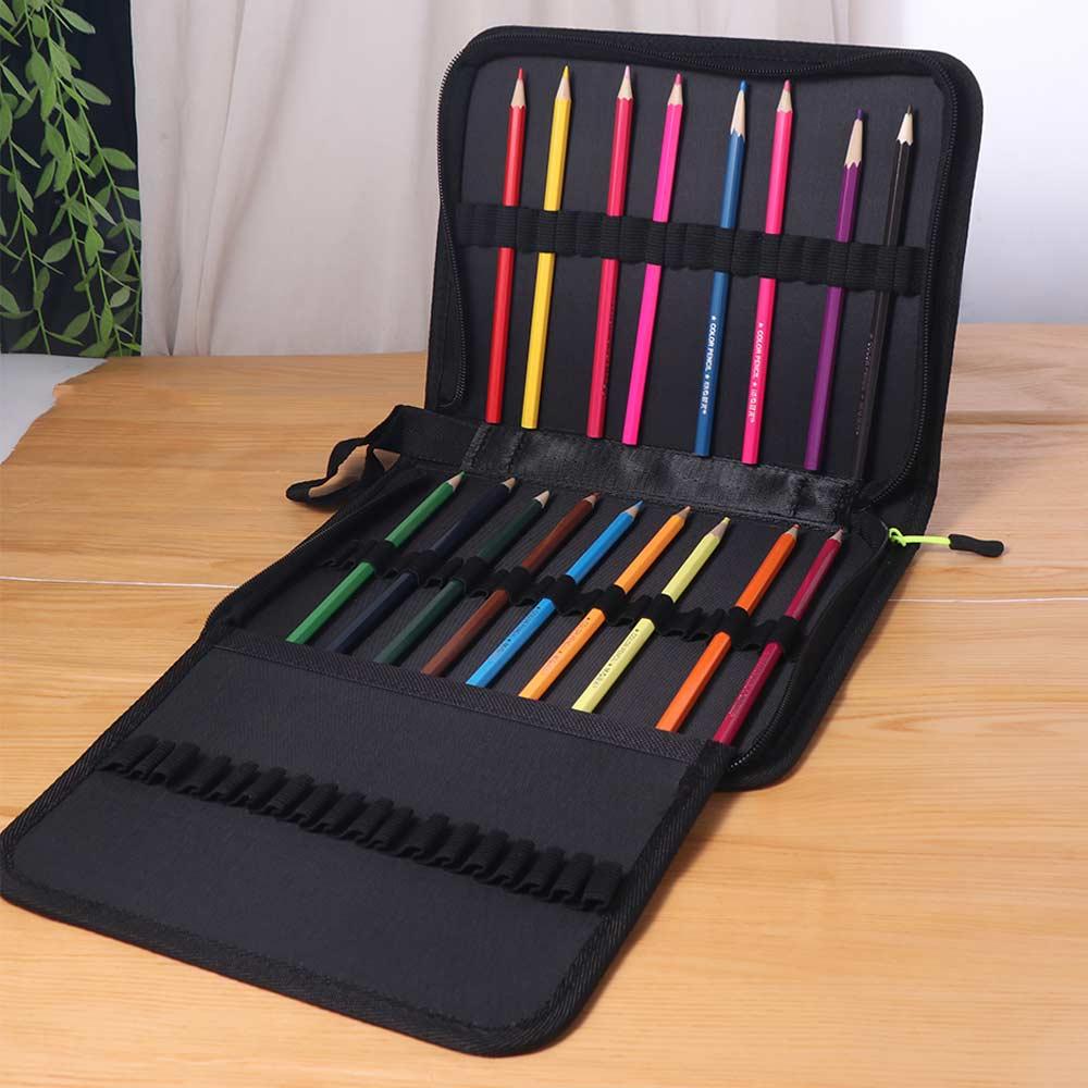 Zeichnen, Malen, Skizzieren, mit Reißverschluss, Fächern, Organizer, Skizzieren, Bleistifttasche, Künstlerbedarf