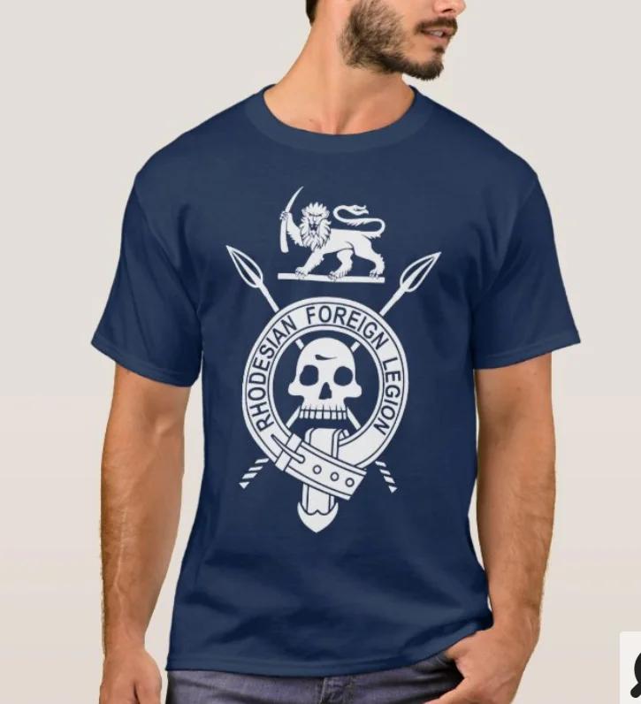 Rhodesian Foreign Legion Light Infantry RLI Veteran T-Shirt New 100% Cotton O-Neck Short Sleeve Casual Mens T-shirt Size S-3XL