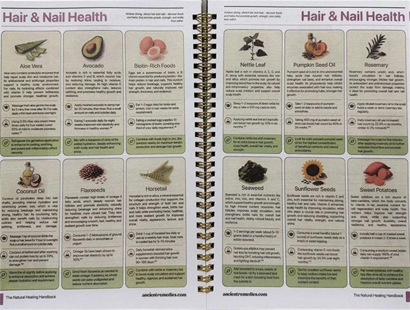 Přírodní příručka vázaná pro bylinné léky a přírodní recepty od starověkých