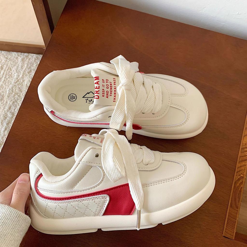 Campus Style Niche Thick-soled German Training Shoes for Women 2025 Spring New Korean Versatile Casual and Lightweight Sports Board Shoes for Women