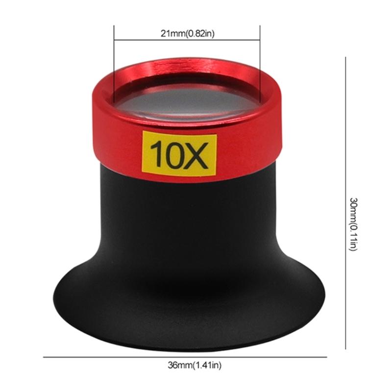 Loupe de réparation de montres - ZERODIS - 20x - LED - ABS et alliage