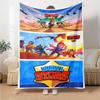 Brawl Stars Blanket Soft Warm Cozy Perfect for Livingroom Picnics Bed for All Seasons Playful Design Gifts For Family Or Friends