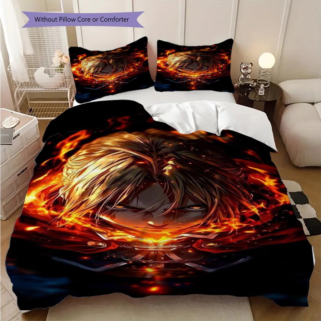 Brothers Alchemy Bedding 1 Duvet Cover 2 Pillowcase Without Core Duvet Cover And Pillowcase Soft And Comfortable Gift Suitable For All Seasons