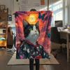 Cats  Print Flannel Blanket, High Quality Comfortable for All Seasons, Home Decor, Warmth and Comfort