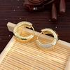 Temperament Zircon Hoop Earrings Ear Jewelry Women Sparkling Earrings  For Girls