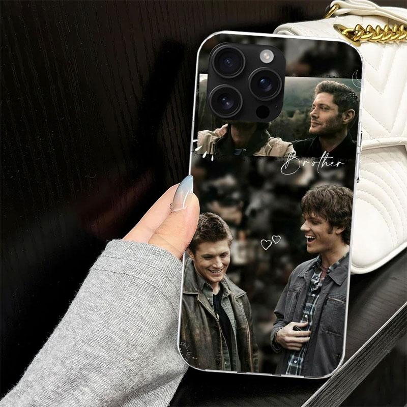 Babaite Supernatural SPN Case for iPhone 13 12 Mini 11 Pro Max Soft Phone Cover X XS XR 7 SE 8 Plus 6 6S 5 5S Silicone Black Cap