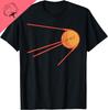 Sputnik Soviet Space USSR Soviet Union T-Shirt Unisex Summer Streetwear Tops Vintage T Shirt  Cotton Short Sleeve Ropa Hombre