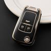 Car Key Case for Chevy Cruze Malibu Equinox Trax Buick Regal Encore Opel Astra Universal Leather Key Holder