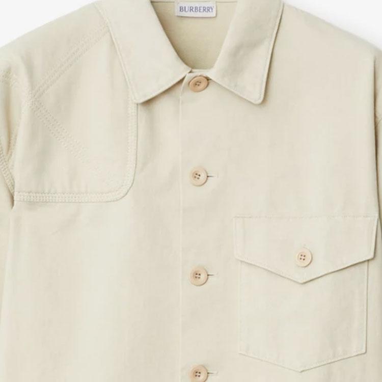 Burberry panelled cotton shirt 80772931