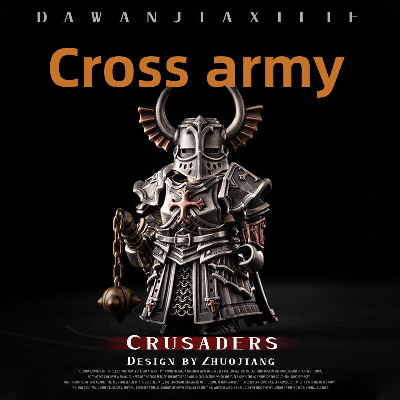

Crusader Ornament Tabletop Decoration Copper Handle Piece Creative Armor Figure Metal Figure Merchandise Souvenirs