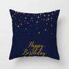 Creative Black and White Christmas Theme Pillowcase Holiday Gift Sofa Decoration Cushion Cover