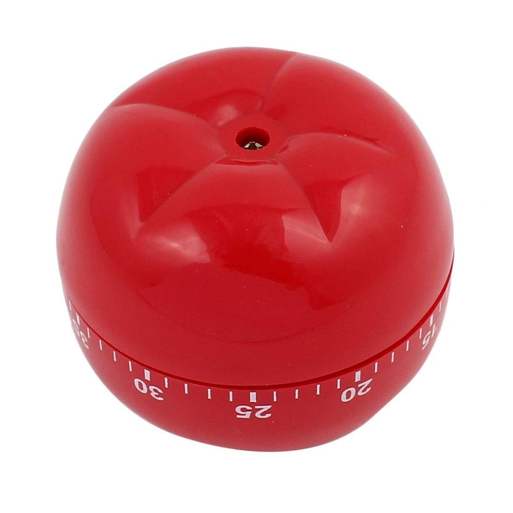 uxcell Tomato Timer, Mechanical Timer, Plastic, 5.6x5.6x7.1cm, 60 Minutes