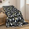 Colorful Paw and Heart Pattern print blanket soft and cozy perfect for the living room bed sofa or a nap,gift