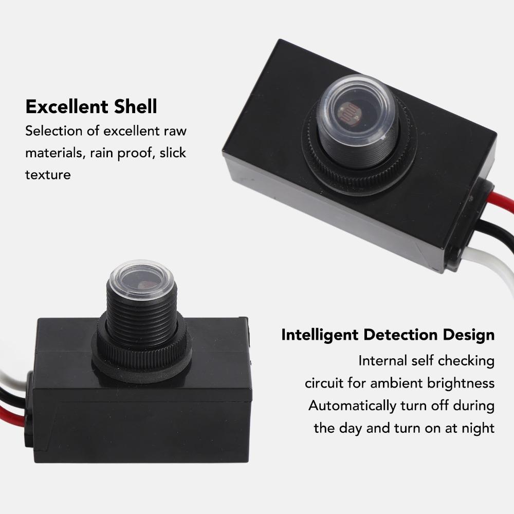 Automatischer Dämmerungs- bis Morgendämmerungssensor Multifunktionaler Fotowiderstand Lichtsensor Glühlampe