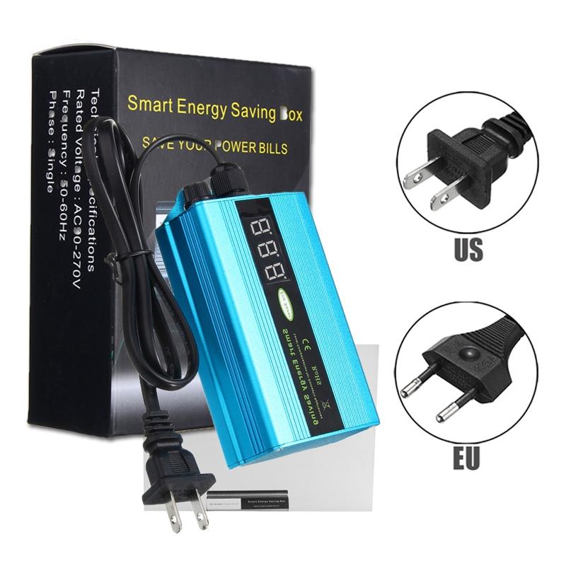 90V-250V Power Energy Electricity Saving Box Saver Digital Display LED Saving Killer Up to 35% US/EU Plug Energy Saver New